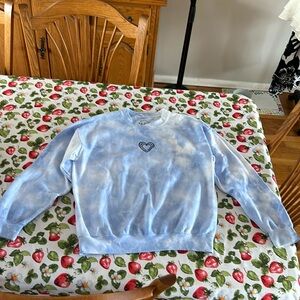 Cute blue and white sweatshirt